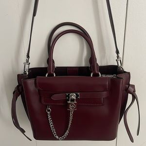 Michael Kors Hamilton Legacy Leather Satchel